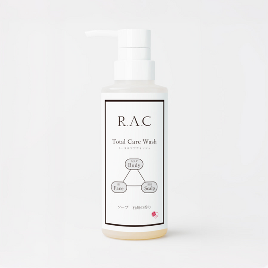 R.A.C トータル・ケア・ウオッシュ  (全身用ソープ） 石けんの香り 300mL
